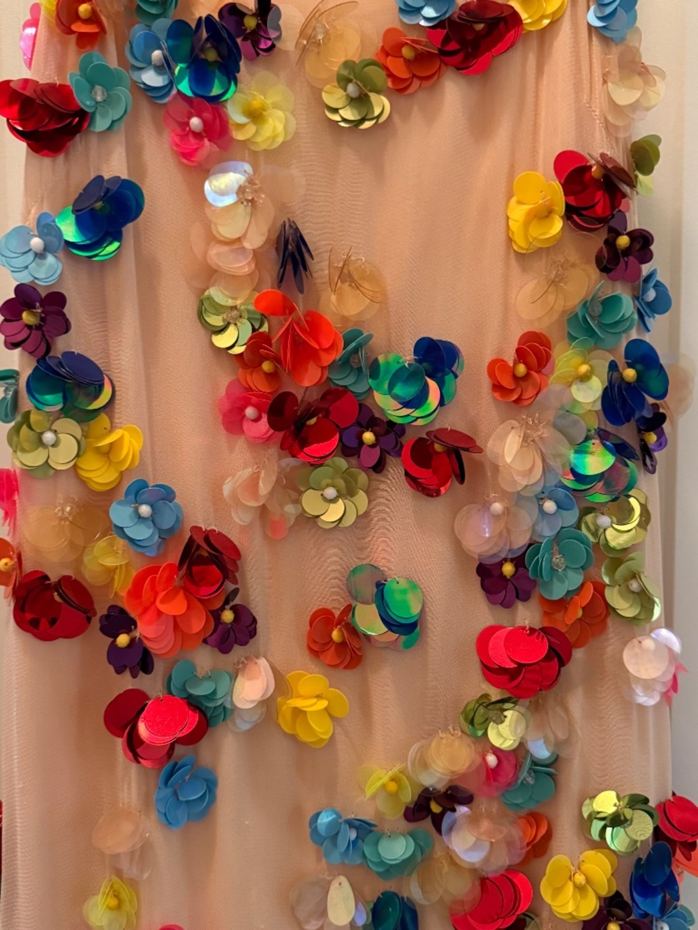 ASOS Multicolored Floral Embellished Mini Dress - Picture 4 of 14